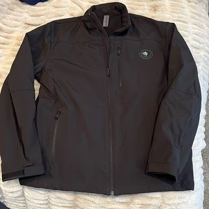 Golf Jacket. Fleece lined. Mens L. Black. Castle Pines Golf Club